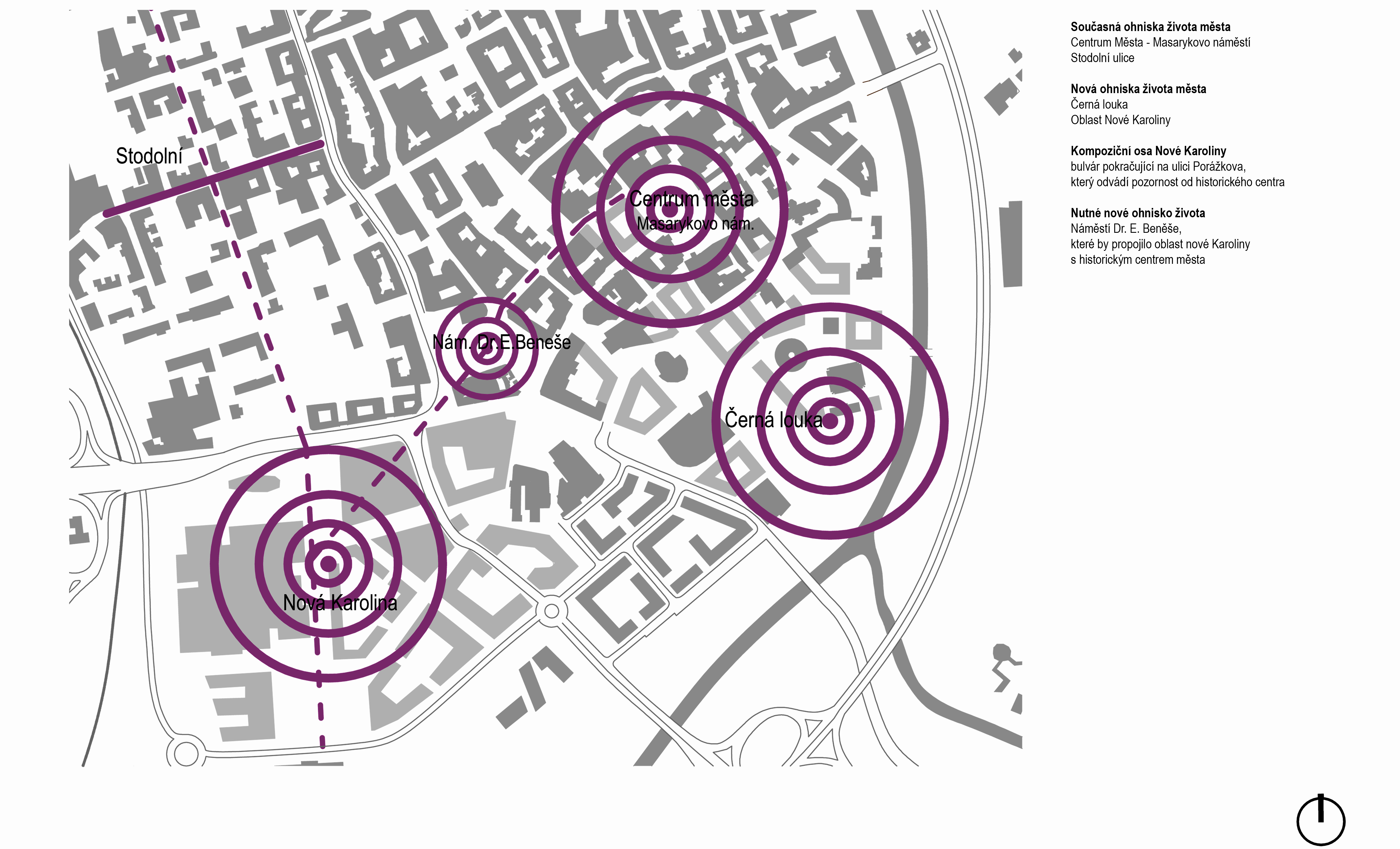 Moravskoslezský dům pro umění a kulturu situace širších vztahů Moravská Ostrava Architektura, projekt