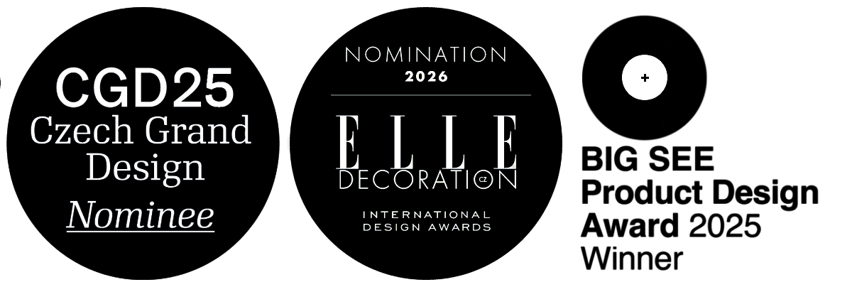 ocenění nominace ELLE decoration EDIDA 2026 a Czech Grand Design 2025