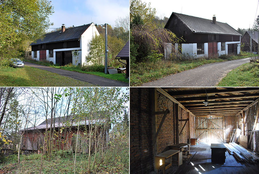 původní stav budovy stolařské dílny, architektura, rekonverze